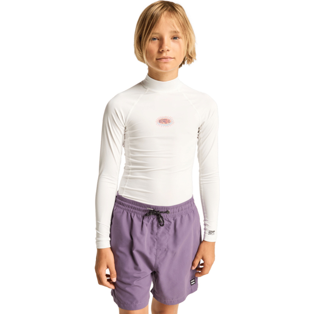 2026 Billabong Junior Genudgivelse Af Langærmet Lycra-vest EBBWR03010 - White